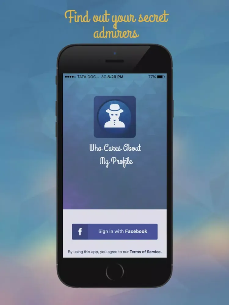 Who Cares Profile-Facebook Pro iPad  スクリーンショット
