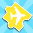 Airplane: Puzzle and Coloring