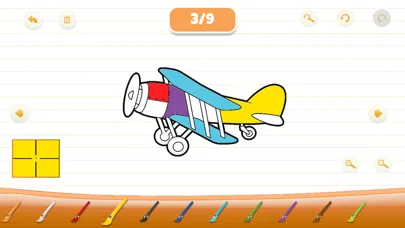 Airplane: Puzzle and Coloring Screenshots
