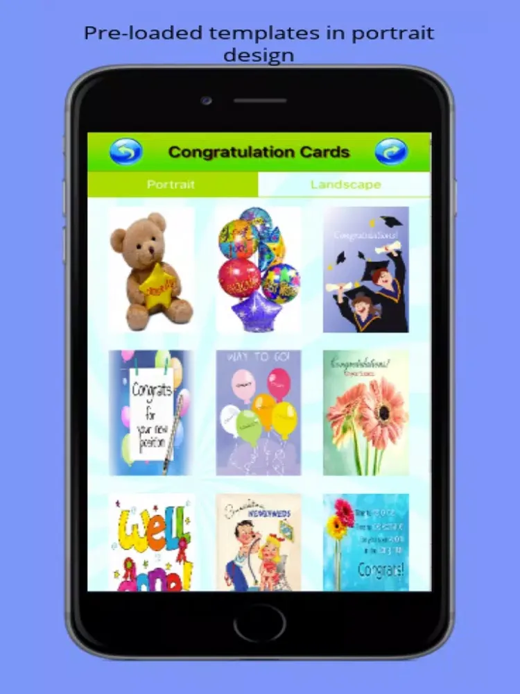 Best Congratulation eCards Maker - Design and Send Congratulation Greetings and Wishes iPad 应用截图
