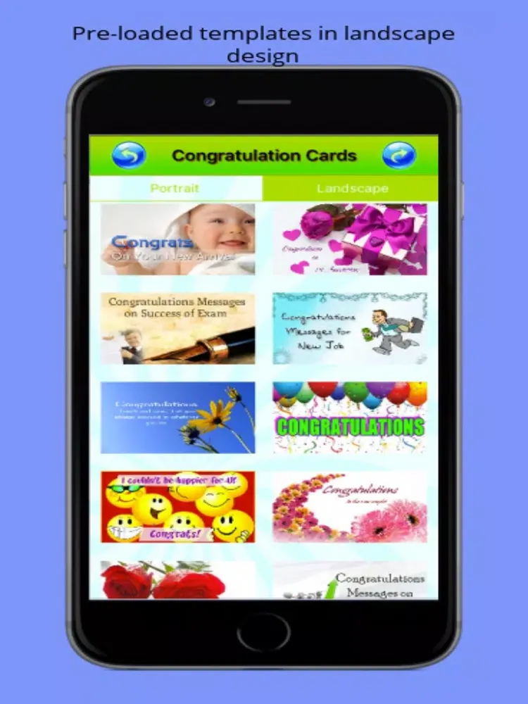 Best Congratulation eCards Maker - Design and Send Congratulation Greetings and Wishes iPad 应用截图