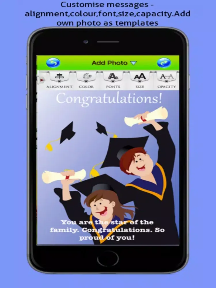 Best Congratulation eCards Maker - Design and Send Congratulation Greetings and Wishes iPad 应用截图