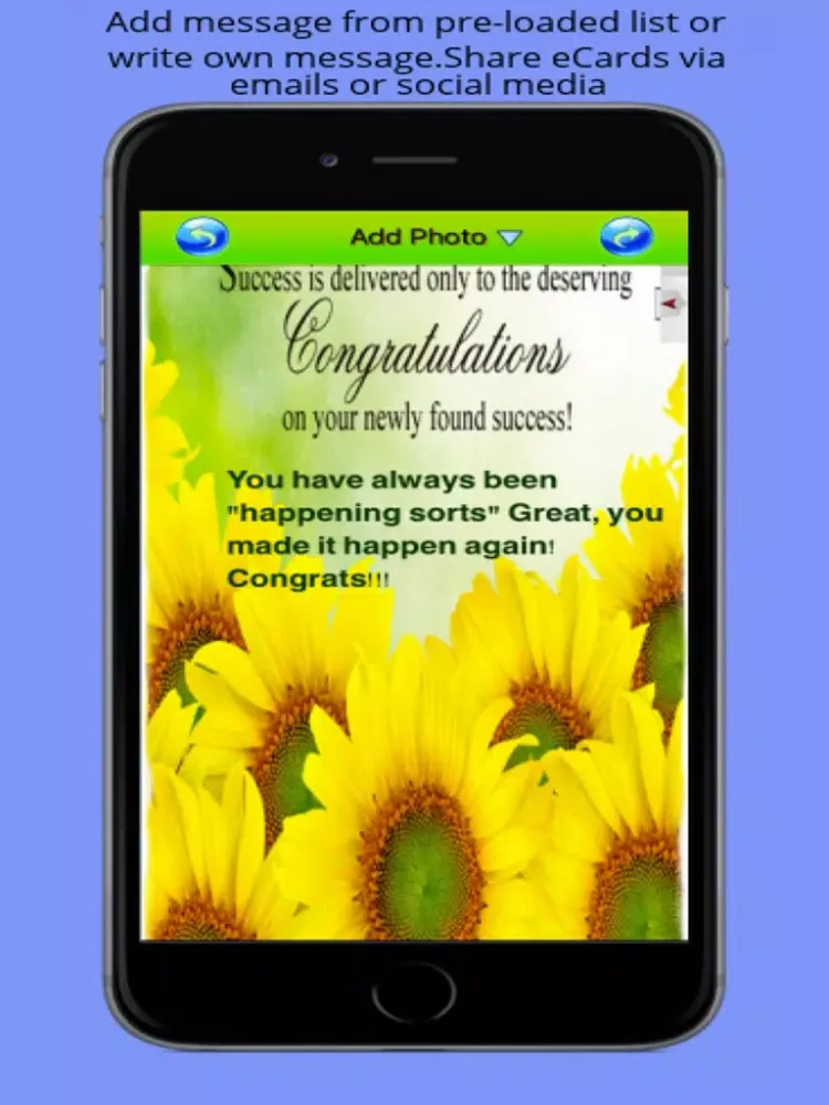 Best Congratulation eCards Maker - Design and Send Congratulation Greetings and Wishes iPad 应用截图
