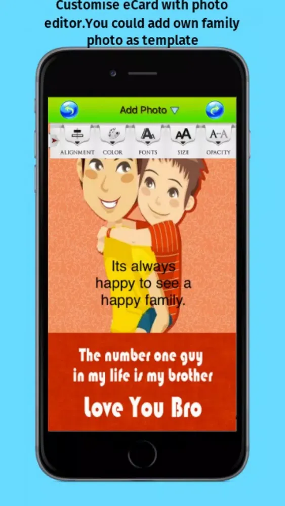 Tangkapan layar Best Family eCards - Design and Send Family Greeting Cards