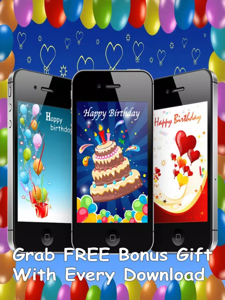 The Ultimate Happy Birthday Cards (Lite Version). Custom and Send Birthday Greetings eCard with emoji, text and voice messages iPad  스크린샷