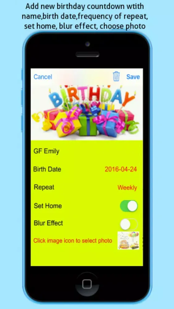 صور Birthday Countdown + Reminders