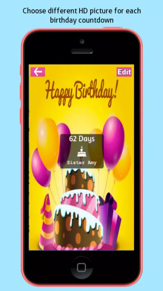 صور Birthday Countdown + Reminders