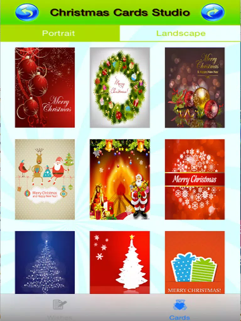 Zrzuty ekranu Merry Christmas eCards - Design and Send Merry Christmas Greeting Cards iPad 
