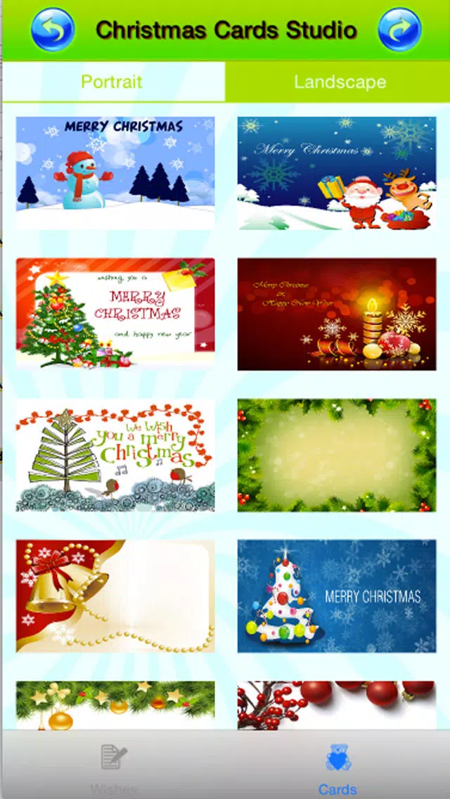 Zrzuty ekranu Merry Christmas eCards - Design and Send Merry Christmas Greeting Cards