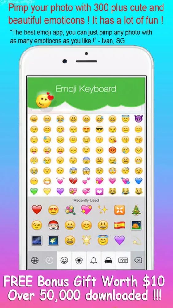 Pimp Your Photo With Emoji - Make Up Photo with Emoticons (Pro Version) 스크린샷