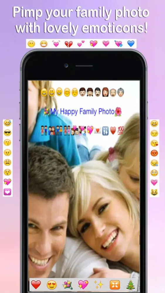 Pimp Your Photo With Emoji - Make Up Photo with Emoticons (Pro Version) 스크린샷