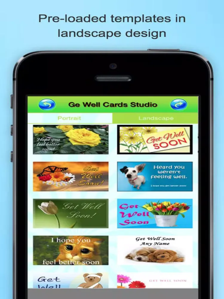 Best Get Well Soon eCards.Get Well Soon Greeting Cards iPad 应用截图
