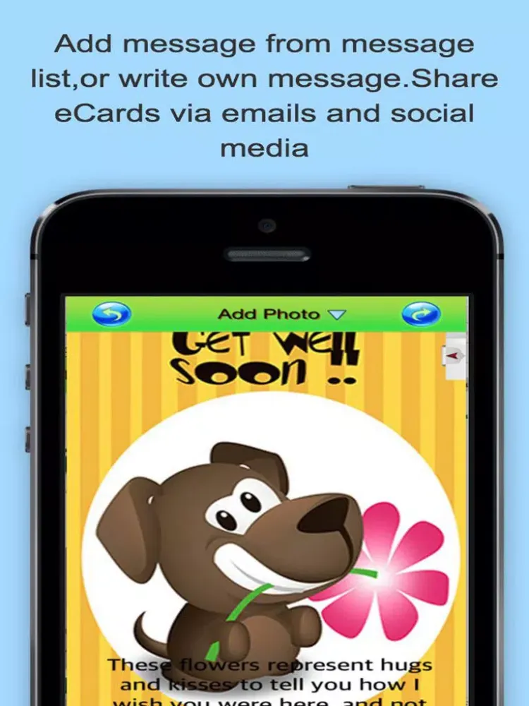 Best Get Well Soon eCards.Get Well Soon Greeting Cards iPad 应用截图