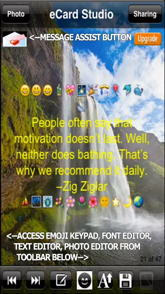 Capturas de pantalla de Jumpstart Daily With Motivational and Inspirational Quotes