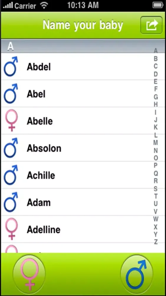 Name Your Baby.Favorite Baby Names Screenshots