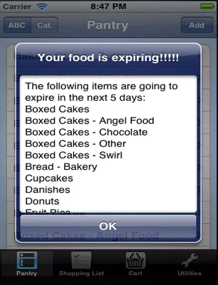 Grocery Shopping Checklist and Pantry Inventory Checklist. iPad  스크린샷