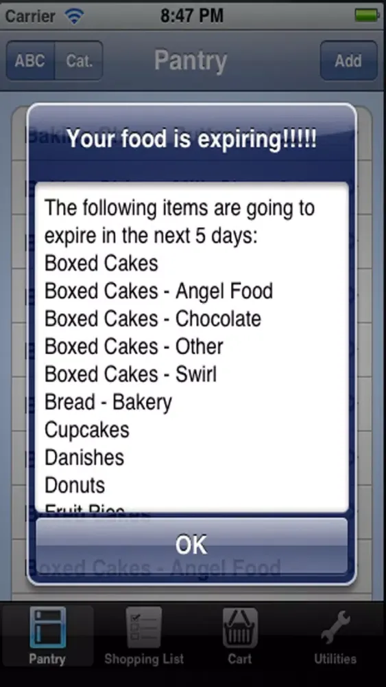 Grocery Shopping Checklist and Pantry Inventory Checklist. 스크린샷