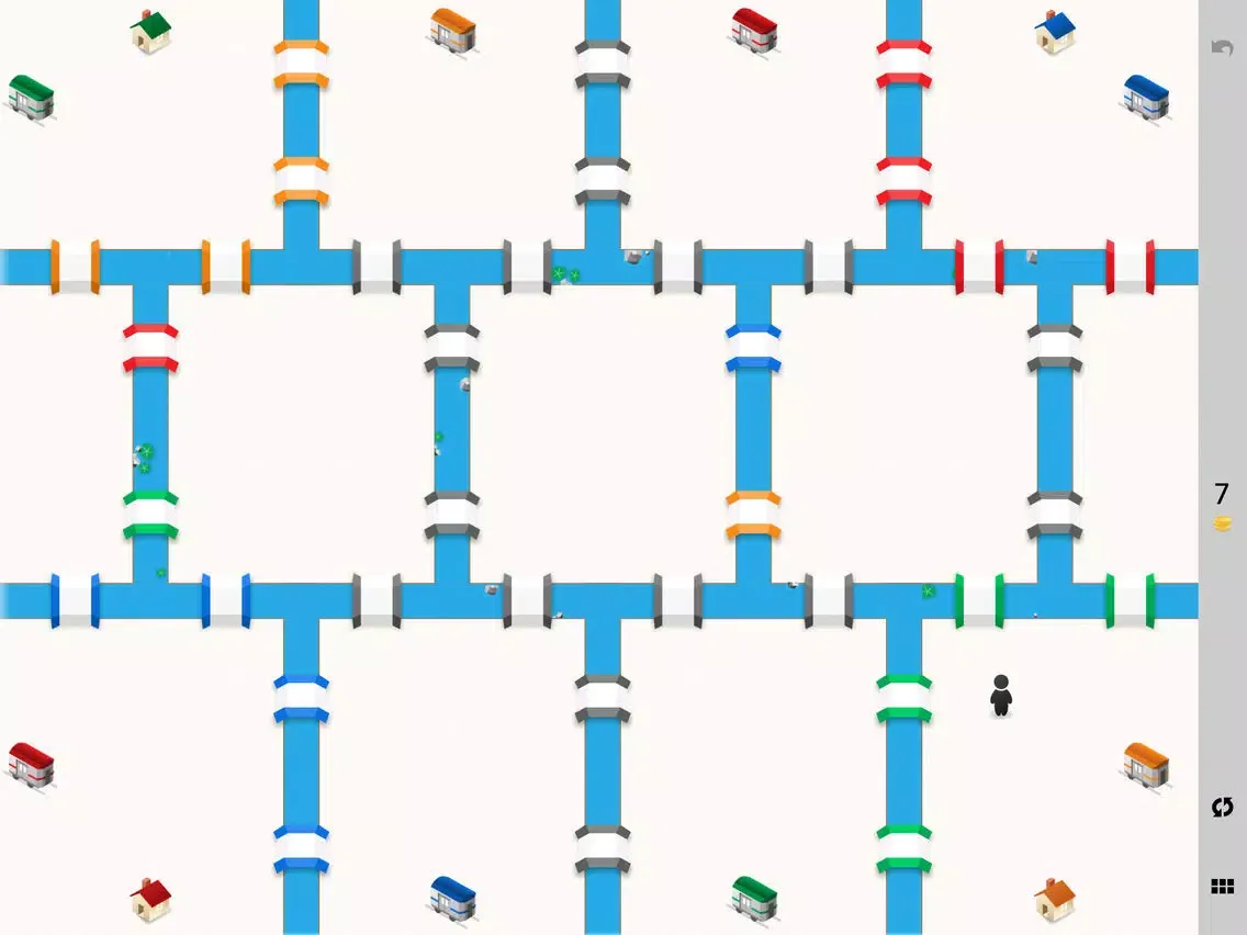 Ảnh chụp màn hình của Seven Bridges Game - 6 game set with 96 levels ! iPad 