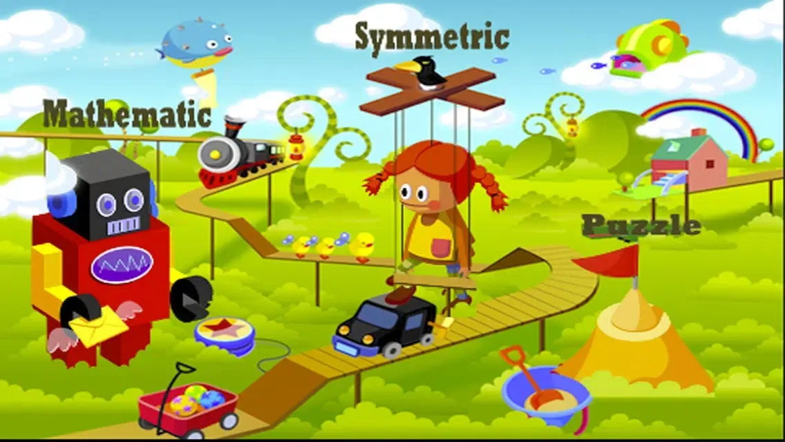 Zrzuty ekranu Theme Park.Learning Games for Children