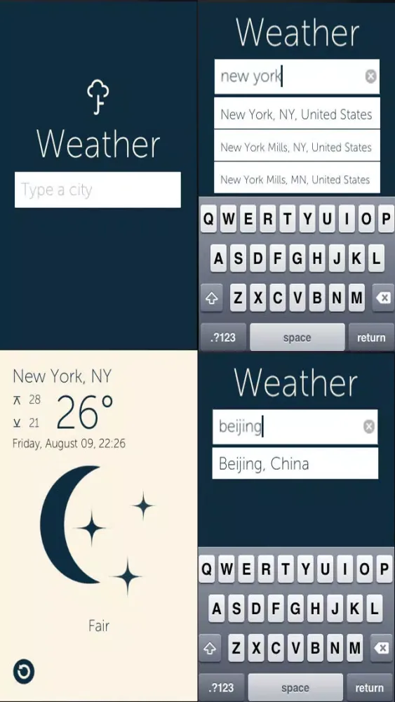 Weather Report.Get latest weather condition from any places in the world应用截图