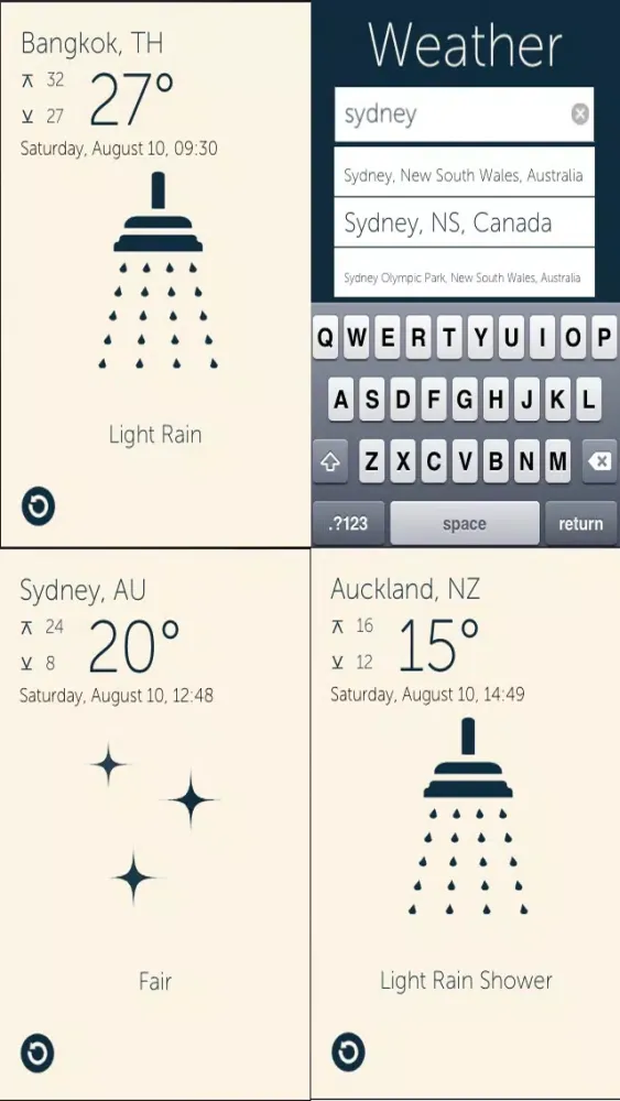 Weather Report.Get latest weather condition from any places in the world应用截图