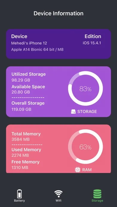 Battery Life checker Screenshots