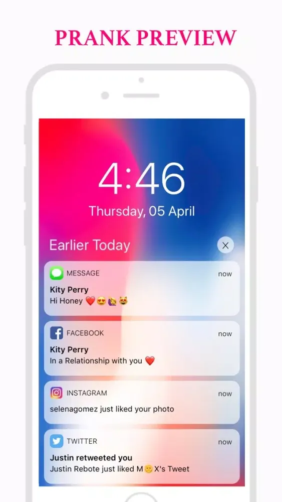 Prank messages - fake text 스크린샷