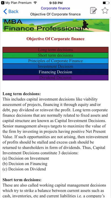 Tangkapan skrin MBA Finance
