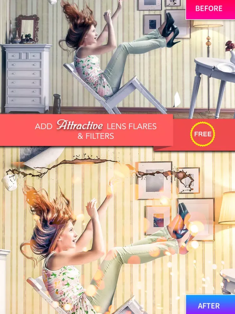 Capturas de pantalla de Photo Fix.er - Doodle on Pictures, Rotate and Flip, Retouch, Add Stickers and So Much More iPad 