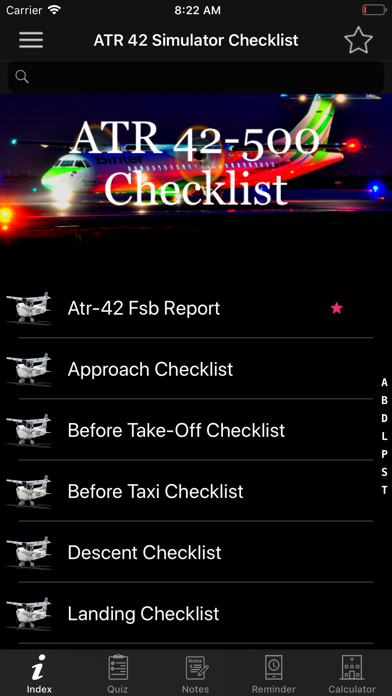Preflight checklist ATR 42-500应用截图