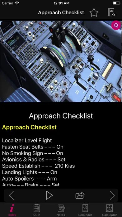 صور Airbus A320 Checklist