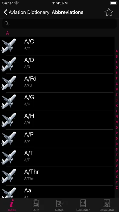 ADP- Aviation Dictionary Prem Ekran Görüntüleri