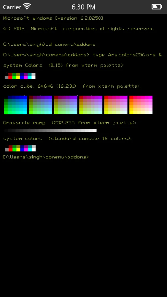 CMD Line - MS DOS, CMD, Shell ,SSH, WINDOWS, TERMINAL, CONSOLE, SERVER AUDITOR Ekran Görüntüleri