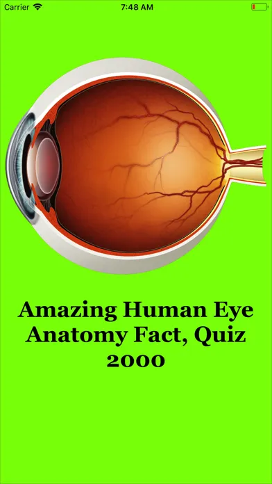 Human Eye Anatomy Fact,Quiz 2k Screenshots