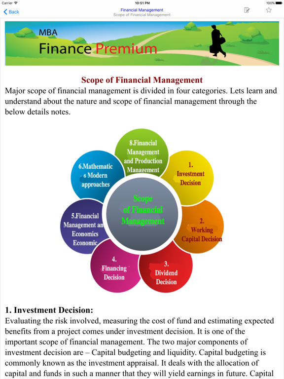 Screenshot di MBA Finance Premium iPad 
