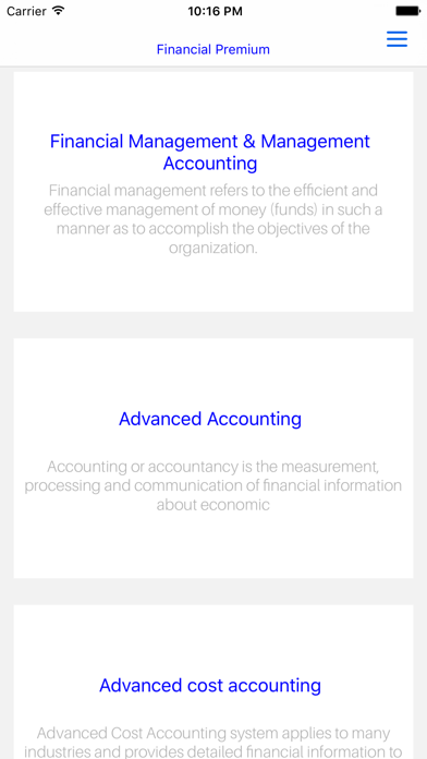 Screenshot di MBA Finance Premium