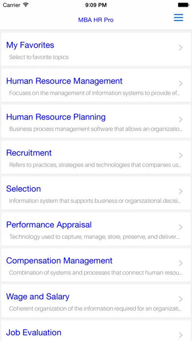 Ảnh chụp màn hình của MBA Human Resources Management
