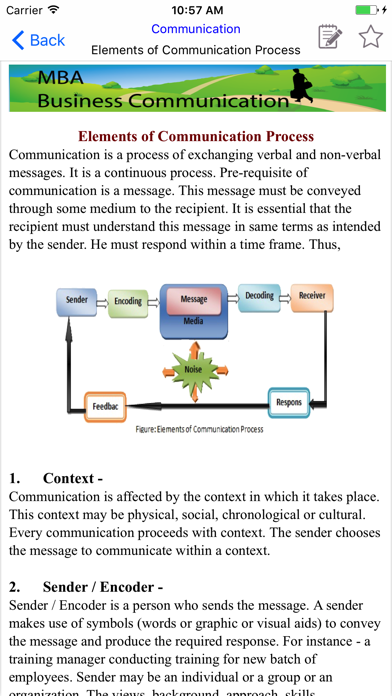 Tangkapan skrin MBA Business Communication