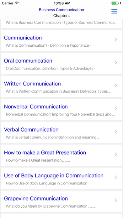 MBA Business Communication應用截圖