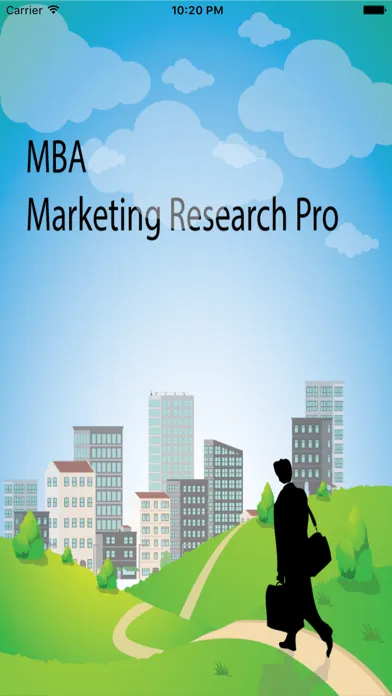 Capturas de pantalla de MBA Marketing Research