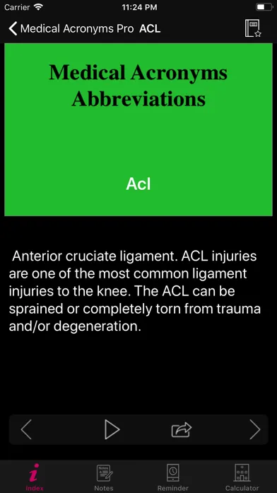 Скриншоты Medical Acronyms Pro