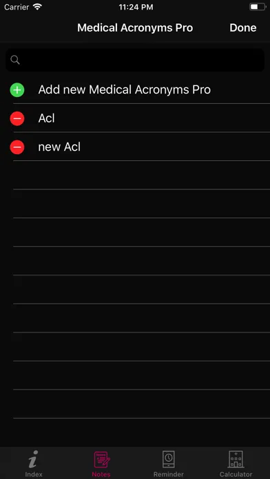 Скриншоты Medical Acronyms Pro
