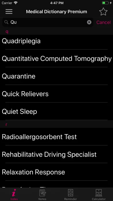Скриншоты Medical Dictionary Premium