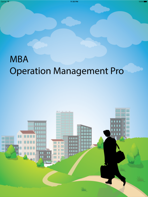 Ảnh chụp màn hình của MBA Operation Management Pro iPad 
