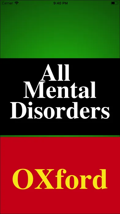 Mental Disorders Premium স্ক্রিনশট