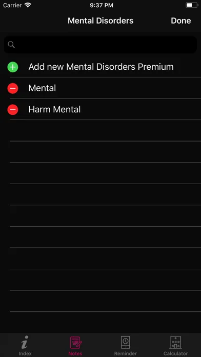 Mental Disorders Premium স্ক্রিনশট