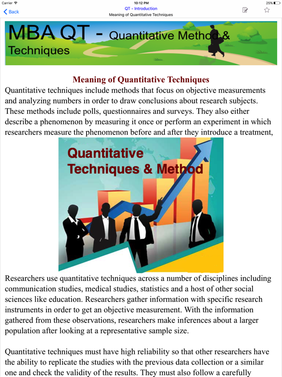 MBA QT - iPad  Screenshots