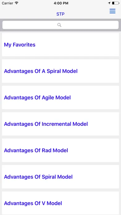 STP - Software Testing Screenshots