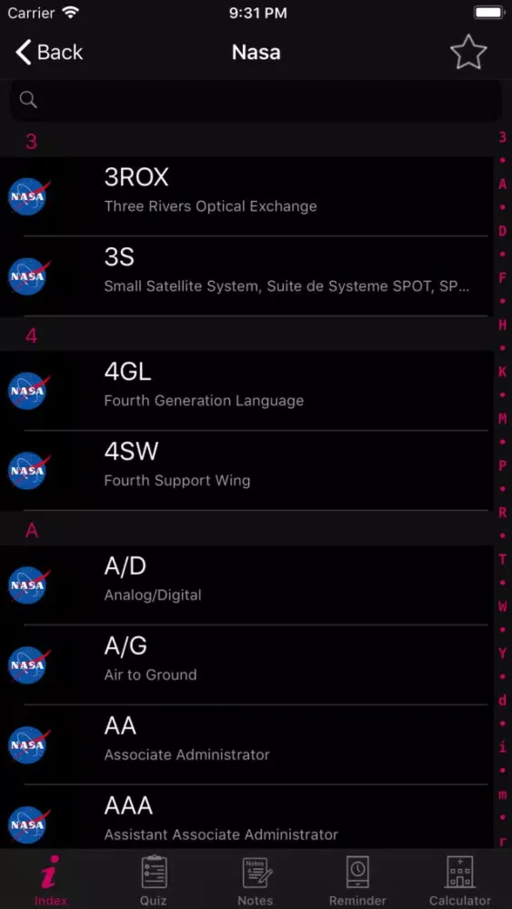Abbreviations & Acronyms Pro スクリーンショット