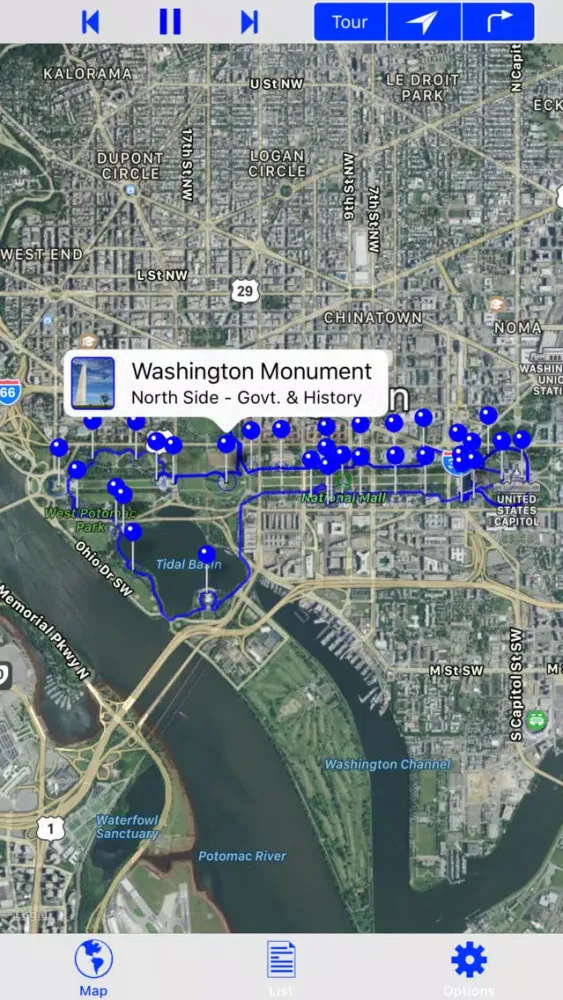 Washington DC Mall Tour Screenshots